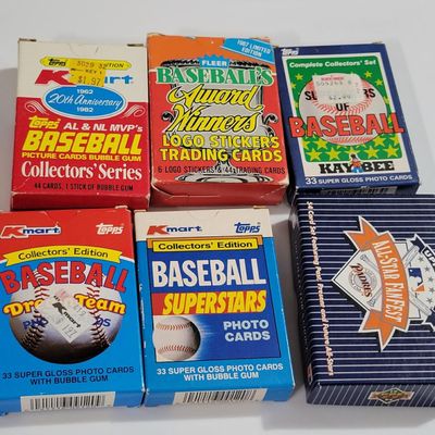 Lot of (6) Oddball Baseball Card Sets
