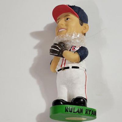 RARE 2002 Round Rock Express Nolan Ryan Ceramic Bobble Head