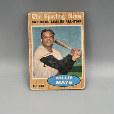 1962 Topps Willie Mays #395 HOF