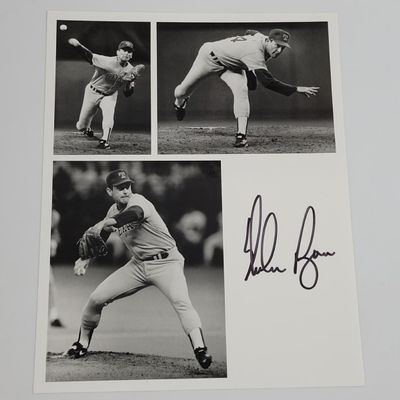 Nolan Ryan Foundation Autographed Nolan Ryan Collage w/ Letter