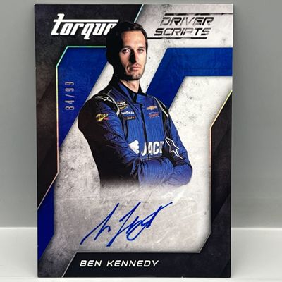 2016 Panini Torque Racing Ken Kennedy Driver Scripts Auto #/99