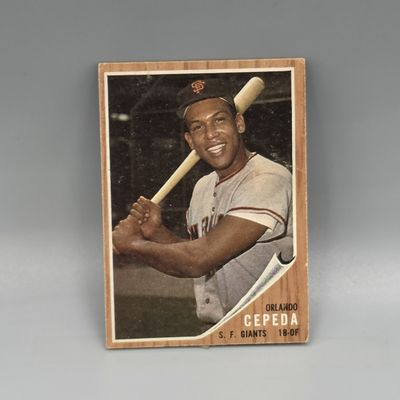 1962 Topps Orlando Cepeda #40 HOF