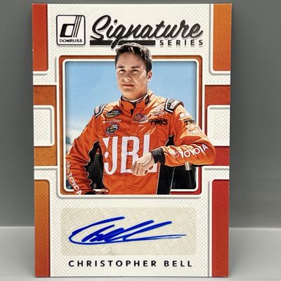 2018 Panini Donruss Racing Christopher Bell Signature Series Auto #SS-CB