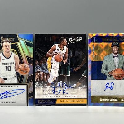 (3) Indiana Pacers Basketball Player Pack Pulled Auto Cards