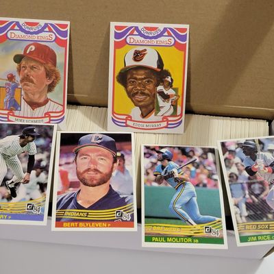 Box of 1984 Donruss Baseball Cards