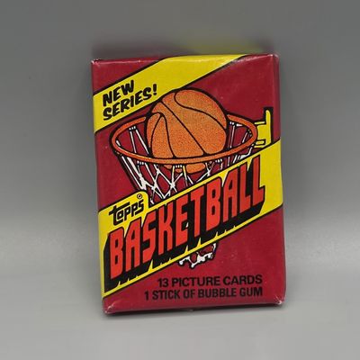 1981-82 Topps Basketball Wax Pack - Magic and Bird 2nd Year