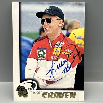 1997 Press Pass Racing Ricky Craven Pack Pulled Auto #16