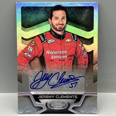 2016 Panini Certified Racing Jeremy Clements Certified Potential Auto #/35