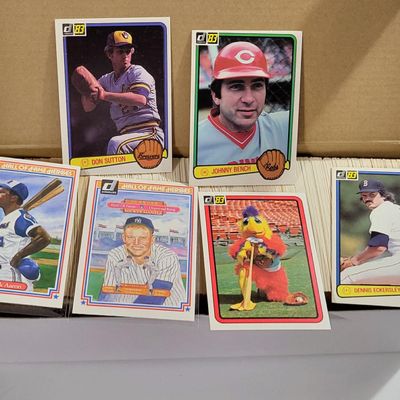 Box of 1983 Donruss Baseball Cards