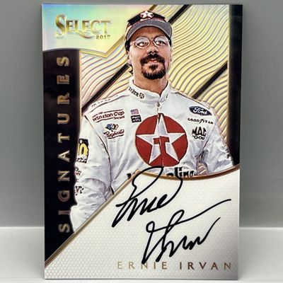 2017 Panini Select Racing Ernie Irvan Silver Prizm Auto