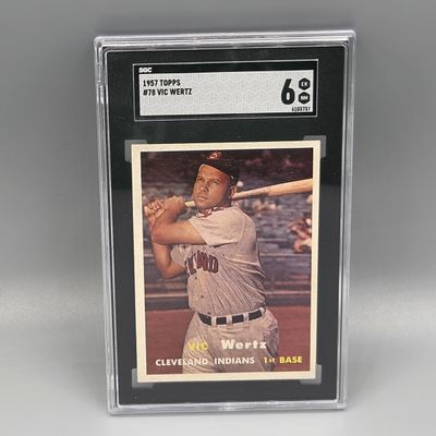 1957 Topps Vic Wertz #78 SGC 6