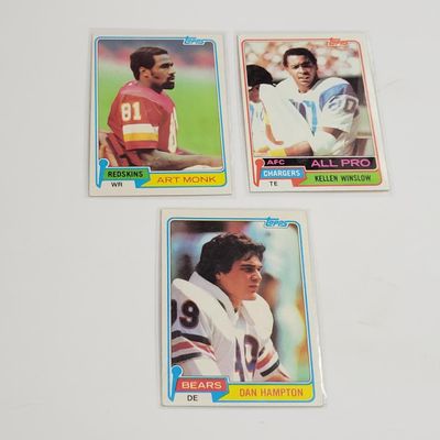 1981 Topps Football Hall of Fame Rookie Trio
