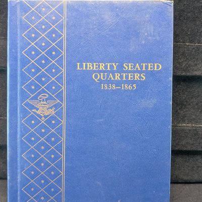 Sale Photo Thumbnail #307: *EMPTY* Whitman Folder for Liberty Seated Quarters from 1838-1865, No Coins!
