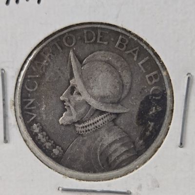 Sale Photo Thumbnail #299: 1932 Panama 1/4 Balboa, .900 Silver, 6.25g