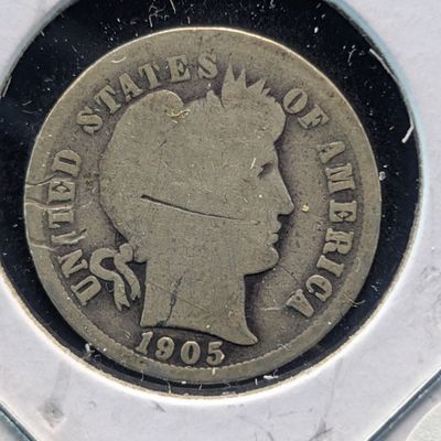 Sale Photo Thumbnail #226: 1905-O Barber 90% Silver Dime