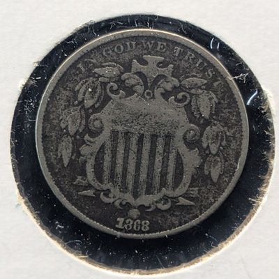 Sale Photo Thumbnail #123: 1868 Shield Nickel