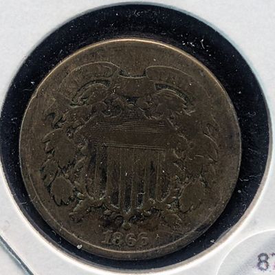 Sale Photo Thumbnail #174: 1866 2 Cent Piece