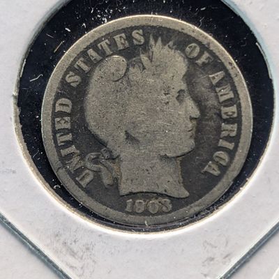 Sale Photo Thumbnail #222: 1903-O Barber 90% Silver Dime