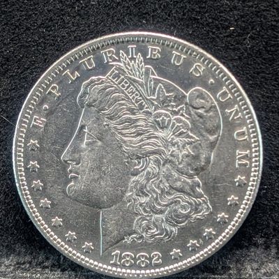 Sale Photo Thumbnail #153: 1882 Morgan 90% Silver Dollar