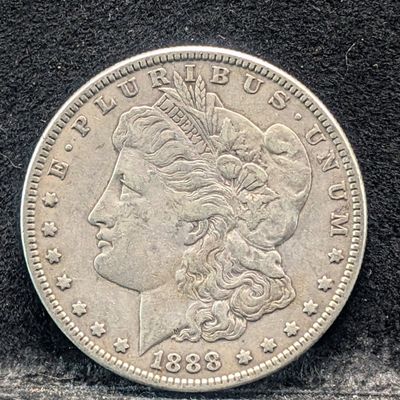 Sale Photo Thumbnail #143: 1888 Morgan 90% Silver Dollar
