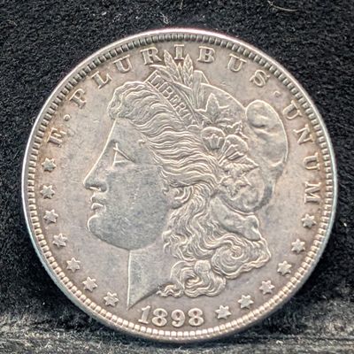 Sale Photo Thumbnail #313: 1898 Morgan 90% Silver Dollar