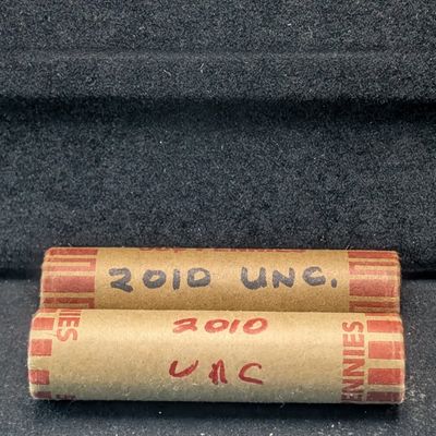 Sale Photo Thumbnail #33: (2) 2010 Lincoln Shield Cents UNC Rolls