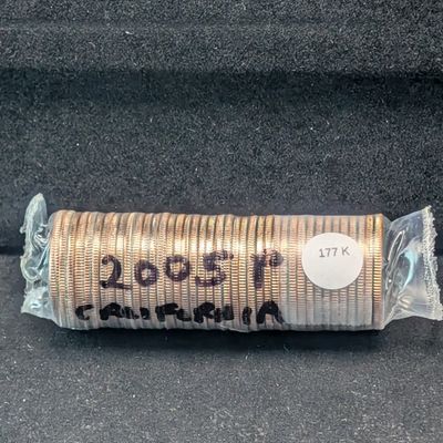 Sale Photo Thumbnail #353: Shrink Wrap Roll of 2005-P California State Quarters