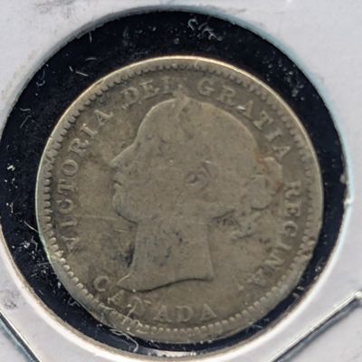 Sale Photo Thumbnail #130: 1900 Canada 10 Cents, .925 Silver, 2.32g