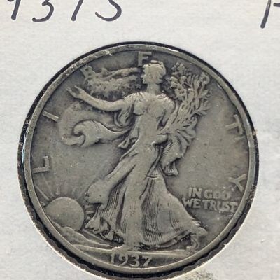 Sale Photo Thumbnail #311: 1937-S Walking Liberty 90% Silver Half Dollar