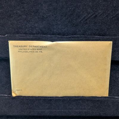 Sale Photo Thumbnail #419: 1962 U.S. Mint Sealed Proof Set - Includes (3) 90% Silver Coins