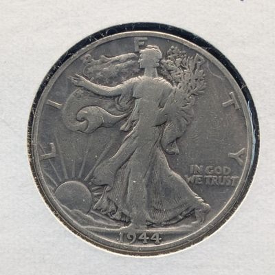 Sale Photo Thumbnail #253: 1944-S Walking Liberty 90% Silver Half Dollar