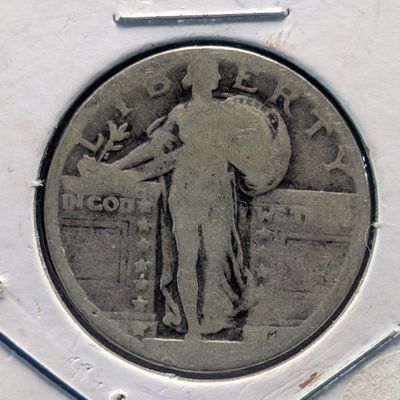 Sale Photo Thumbnail #36: No Date Standing Liberty 90% Silver Quarter