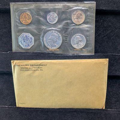 Sale Photo Thumbnail #168: 1962 U.S. Mint Proof Set In OGP - Includes (3) 90% Silver Coins