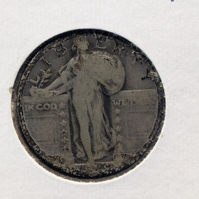 Sale Photo Thumbnail #85: 1929 Standing Liberty 90% Silver Quarter