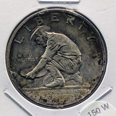 Sale Photo Thumbnail #300: 1925-S California Diamond Jubilee Commemorative 90% Silver Half Dollar, Key Date