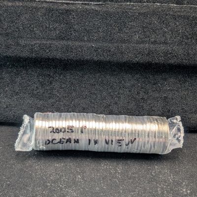 Sale Photo Thumbnail #321: Shrink Wrap Roll of 2005-P Ocean in View Jefferson Nickels