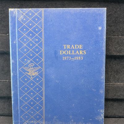 Sale Photo Thumbnail #267: *EMPTY* Whitman Folder for Collecting Trade Dollars 1873-1883, No Coins!