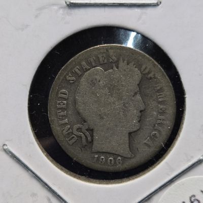 Sale Photo Thumbnail #232: 1906-O Barber 90% Silver Dime