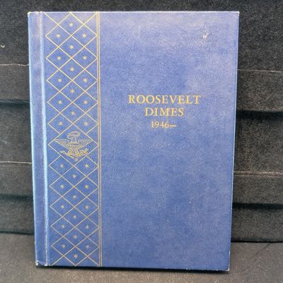 Sale Photo Thumbnail #67: Partial Whitman Folder with 10 Roosevelt Dimes Starting with 1966