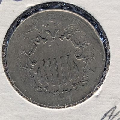 Sale Photo Thumbnail #388: 1866 Shield Nickel w/ Rays