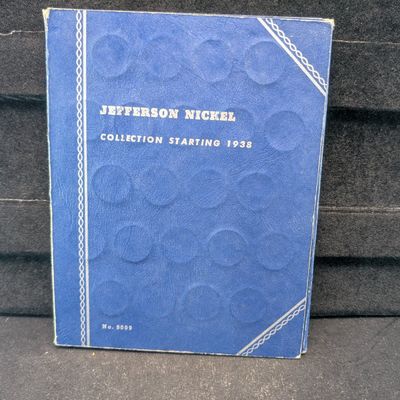 Sale Photo Thumbnail #233: Partial Whitman Folder with 61 Jefferson Nickels, Starting at 1938 - Includes (8) 35% Silver Wartime Nickels