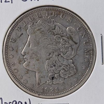 Sale Photo Thumbnail #31: 1921-S Morgan 90% Silver Dollar