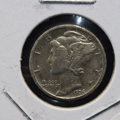 Sale Photo Thumbnail #276: 1926-S Mercury 90% Silver Dime