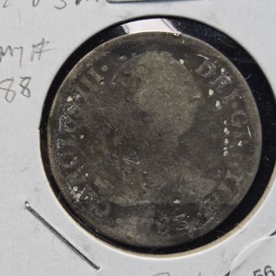 Sale Photo Thumbnail #112: 1783 Mexican Spanish Colony 2 Reales, .903 Silver 6.75g