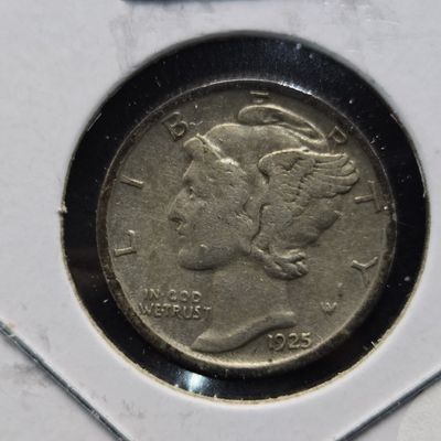 Sale Photo Thumbnail #274: 1925-D Mercury 90% Silver Dime