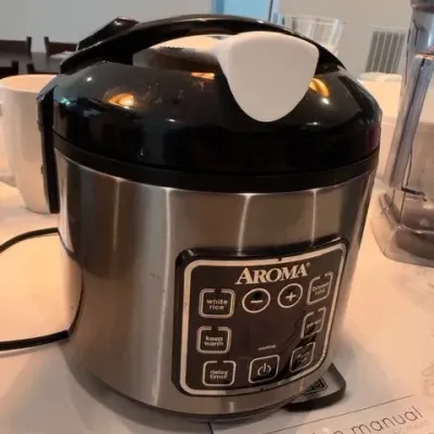 Aroma digital rice cooker, stainless steel