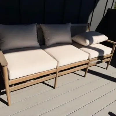 Four Hands Rosen outdoor sofa with cushions