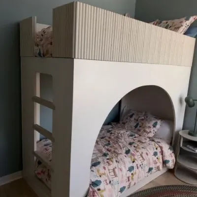 West Elm Kids Arches twin bunk bed
