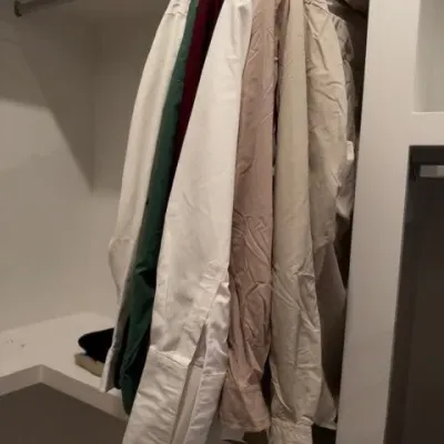Men's dress shirts and jackets