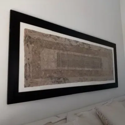 Crate and Barrel Papeles framed hand-cut paper wall art